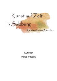 KÃ¼nstler Helga Posselt - Kunst auf Zeit - Sulzburg