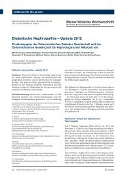Diabetische Nephropathie – Update 2012 - Was ist Nephrologie?