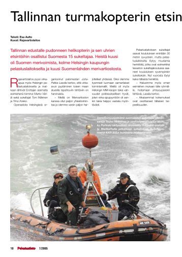 Pelastustieto 7/2005 kopterionnettomuus
