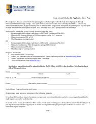 Application for Scholarship for Study Abroad