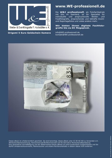 Origami Kamera Faltanleitung