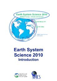 Introduction to Earth System Science - QUEST: Quantifying and ...