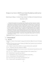 Design of an Active 1-DOF Lower-Limb Exoskeleton with ... - Colgate