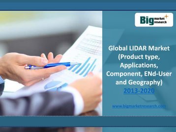 Global Product Type and Applications of LIDAR Market to 2020