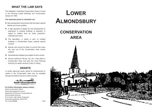 Lower Almondsbury - conservation area - South Gloucestershire ...