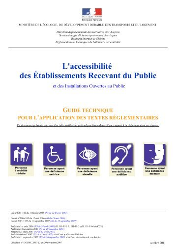 Guide technique accessibilite des ERP - cci