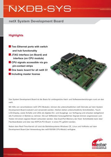 netX System Development Board - Hilscher