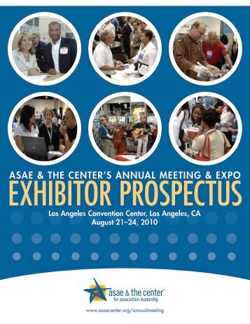 Exhibitor Prospectus - ASAE Annual Meeting & Exposition