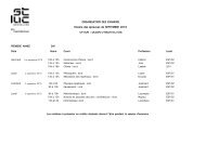 HORAIRES 2 SESSION S#4C8908 - Esa