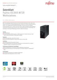 Datenblatt Fujitsu CELSIUS M720 Workstations - Westcam