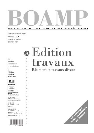 Publication DILA - Boamp.fr