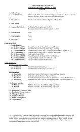 TOWNSHIP OF GALLOWAY COUNCIL AGENDA – January 26 ...