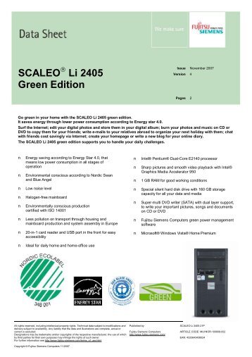 SCALEO Li 2405 Green Edition