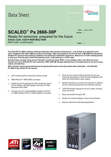 ds SCALEO Pa 2666-30P  CUZ-P-NOR-MULTI039