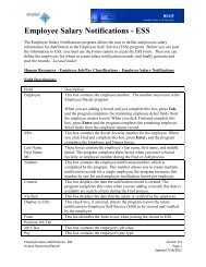 Employee Salary Notifications - ESS