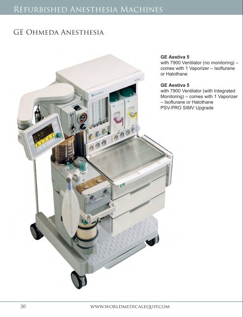 Product Catalog - World Medical Equipment