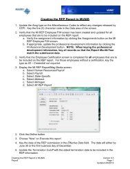 Creating the REP Report in MUNIS - Muskegon Area Intermediate ...