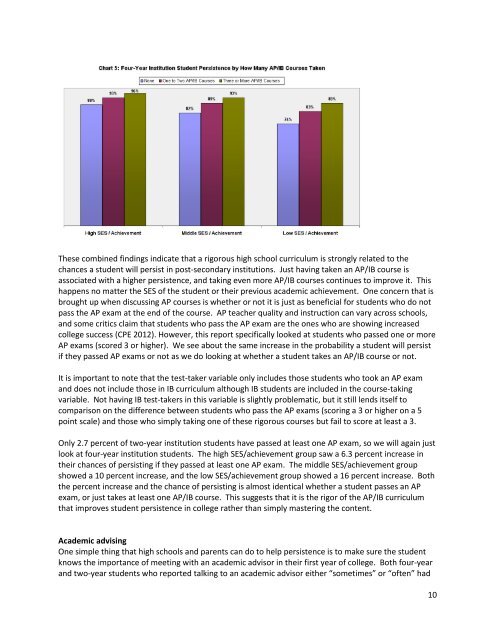 High school rigor and good advice: Setting up students to succeed