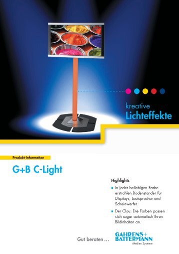 G+B C-Light Lichteffekte - Gahrens + Battermann