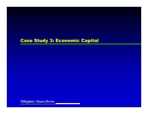 Presentation by Noel Harewood - Actuary.com