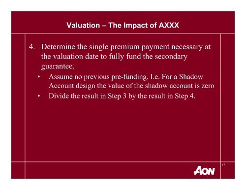 Secondary Guarantees â UL & VUL Products - Actuary.com