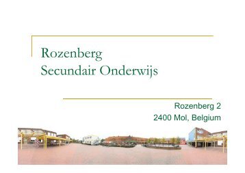 Rozenberg Secundair Onderwijs
