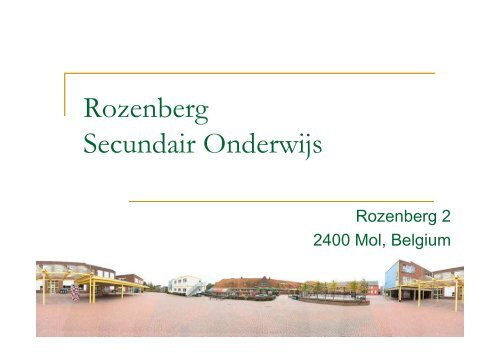 Rozenberg Secundair Onderwijs