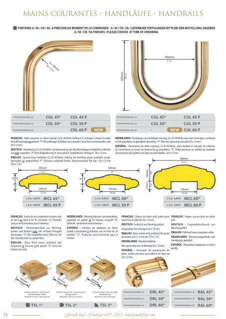 GRANDE FORGE - CATALOGUE N°39