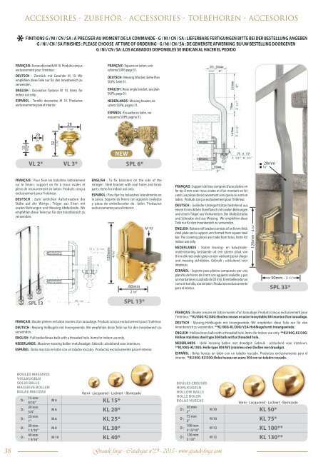 GRANDE FORGE - CATALOGUE N°39