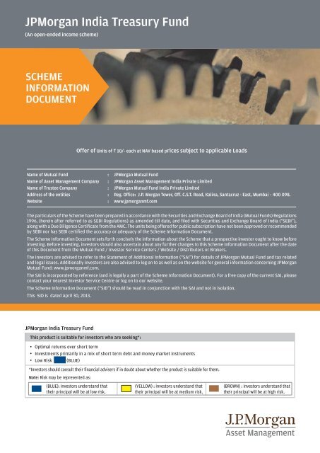 PDF Downloads - JP Morgan Asset Management