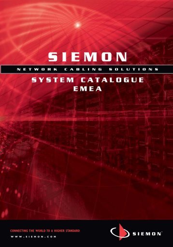 System Catalog 2008 - Siemon