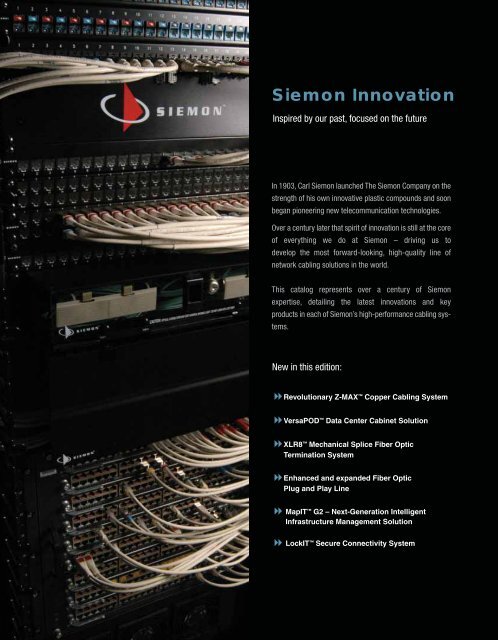 SIEMON SYSTEM CATALOG