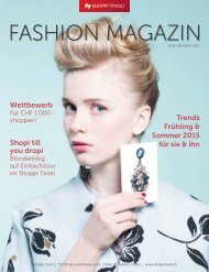 FASHION MAGAZIN Frühling 2015