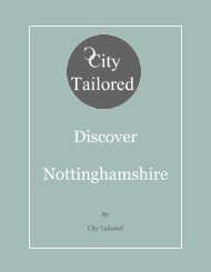 City Tailored Discover Nottinghamshire