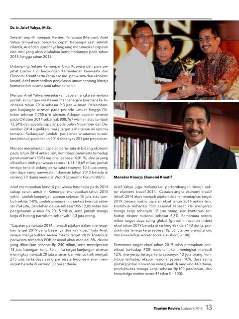 Tourism Review - Edisi Januari