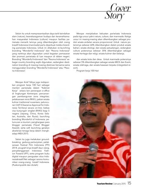 Tourism Review - Edisi Januari