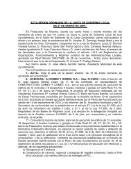 acta ordinaria 27/01/2004 - Ayuntamiento de Palazuelos de Eresma
