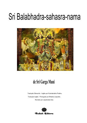 Sri Balabhadra-sahasra-nama - Yoga Culture