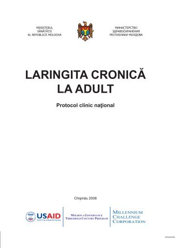 LARINGITA CRONICÄ LA ADULT - Ministerul SÄnÄtÄÅ£ii