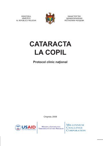 Protocol clinic naÅ£ional âCataracta la copilâ - Ministerul SÄnÄtÄÅ£ii