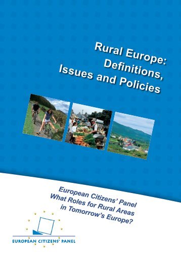 Rural Europe: definitions, issues and policies - European infopack