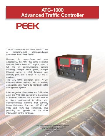 ATC-1000 Datasheet - Peek Traffic