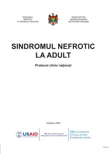 SINDROMUL NEFROTIC LA ADULT - Ministerul SÄnÄtÄÅ£ii