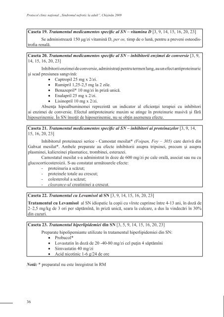 SINDROMUL NEFROTIC LA ADULT - Ministerul SÄnÄtÄÅ£ii