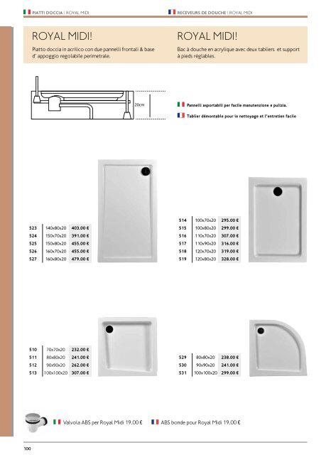 Catalogo/Listino Bagno-Wellness