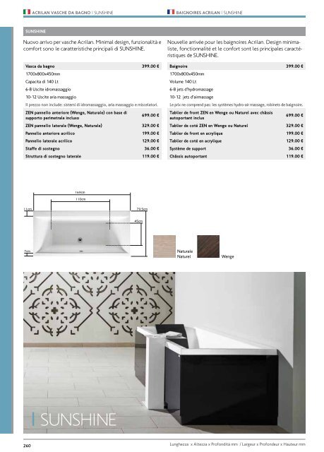 Catalogo/Listino Bagno-Wellness