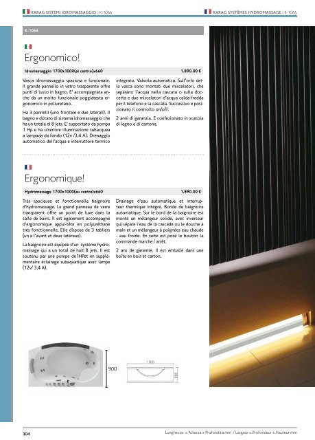 Catalogo/Listino Bagno-Wellness