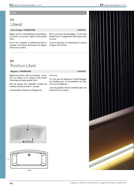 Catalogo/Listino Bagno-Wellness