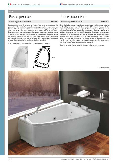 Catalogo/Listino Bagno-Wellness