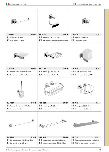 Catalogo/Listino Bagno-Wellness